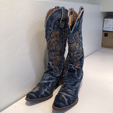 Dingo Women’s Texas Tornado Denim Boot Blue Size 10M