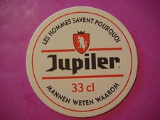 Bière dessous de Verre ~ Jupiler Belge Bier Add 'L Seulement S&H Du Monde Entier