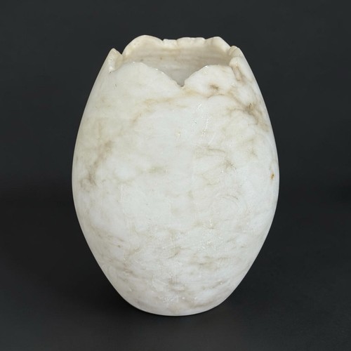 Vase vintage albâtre - , blanc