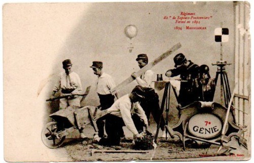 Cpa soldat militaria sapeurs - cpa,