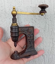 old cast iron riveter shoemaker press PARIS - leather tool