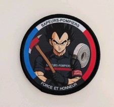 Écusson auto-aggripant, Sapeurs-Pompiers, DBZ, vegeta