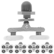  8 PCS Roulette Pour Porte De Douche Roulettes Coulissante Rouleaux Boîtier