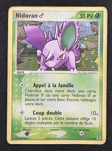 Carte pokémon nidoran holo - nidoran,