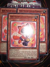 YU-GI-OH! COM BABY RACCOON PONPOKO X3 (PLAYSET) SHSP-FR014 NEW FR ED 1