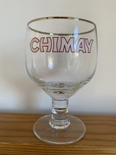 Vintage 0.5l Chimay Belgian Beer Glass - Home Bar/Pub/Collection