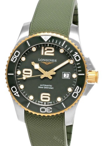 Luxe vert doré longines - vert, doré&longines&