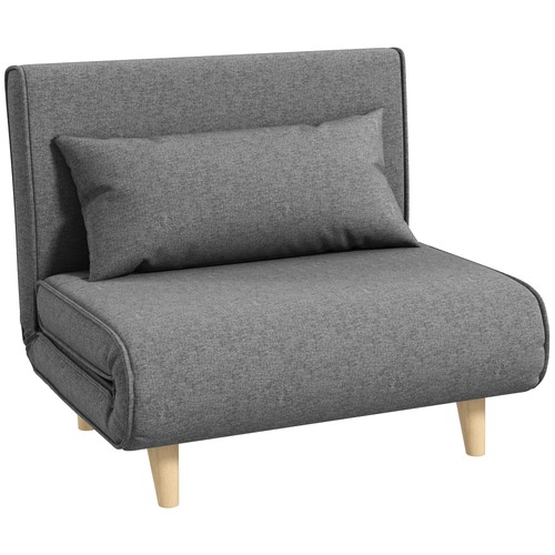 Homcom fauteuil convertible - fauteuil,