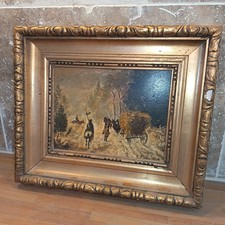 Tableau ancien huile sur bois