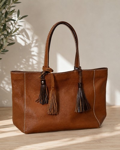 Sac loxwood cuir camel vintage - loxwood,