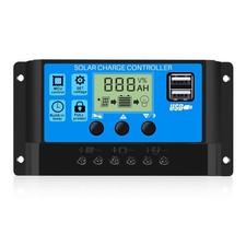 30A 12V/24V Contrôleur de Charge Régulateur Panneau Solaire Batterie I