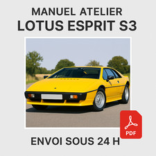 Manuel Atelier Lotus Esprit S3