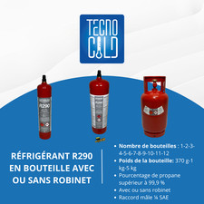 R290 GAZ RÉFRIGÉRANT PROPANE