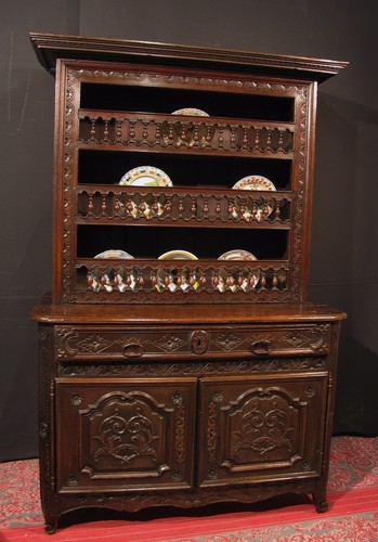 Ancien buffet vaisselier - buffet,