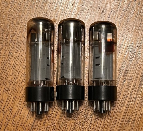 Three el34a vacuum tubes from - el34a,