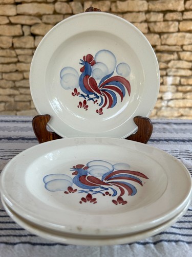 Rare service assiettes - de,