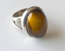 Bague en Oeil de Tigre -