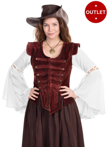 Gilet velours 6028n - gilet,