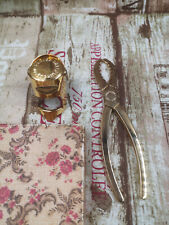 vintage french champagne Perrier Jouet set, stopper and corking pliers.