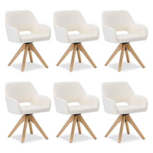 Chaises salle manger - 6, à