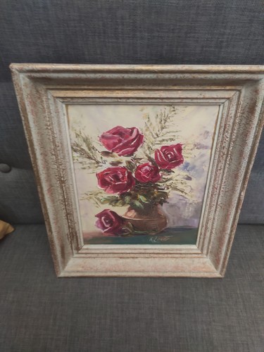 Lorotte ancien tableau huile - r,