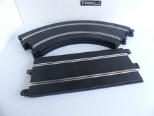 SCALEXTRIC 6 RAILS 2 DROITS 350 MM + 4 COURBES R2 QUART DE COURBE