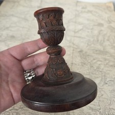 Bougeoir en Corozo Sculpté