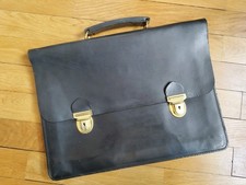 Cartable SNCF Cuir Noir