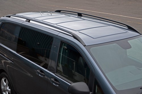 Barres toit noires rails - noires,