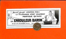 PARIS / BARON PHONE REEL / SMALL ADVERTISING / ADVERTISING 1929