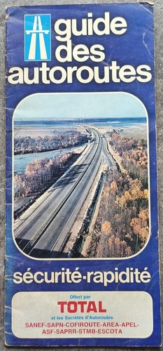 Guide autoroutes total 1976 - guide,
