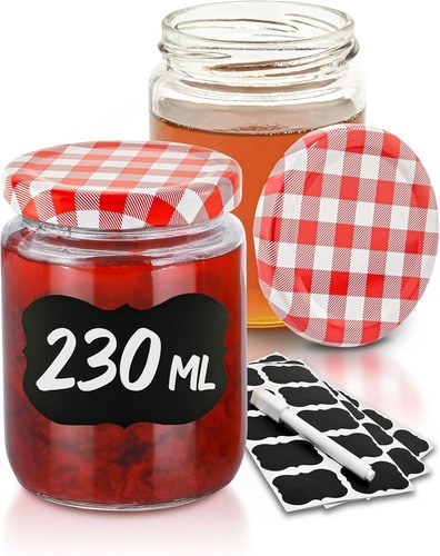 Pots confiture 230ml - confiture, bocaux