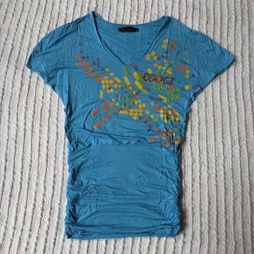 Coogi 1980s blue retro velvet - 1980s,