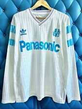 Maillot vintage Olympique Marseille OM 89/90/91 1989/1990/1991 Adidas taille L