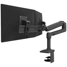Ergotron LX Dual Arm Direct Desk Mount x2 Support de table pour écran 38,1 cm