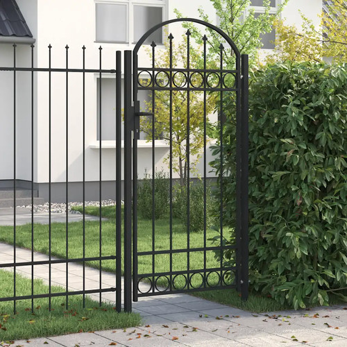 Portail jardin avec dessus - de,