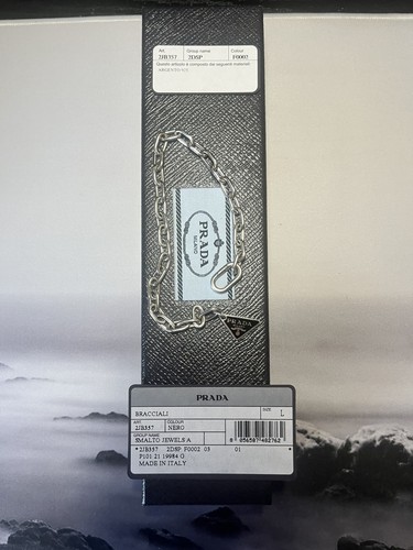 Prada chain bracelet sterling - prada,