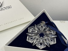 Figurine Swarovski 235913 étoile de Noël 1999 grand 7,5 cm. Emballage d'origi...