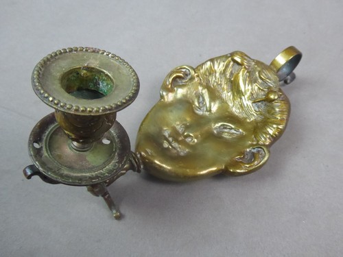 Superbe bougeoir bronze - bougeoir, en