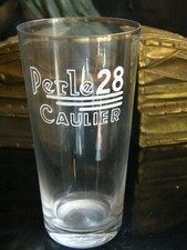 "Pearl 28 Caulier Glass Antique Enameled Beer 33 cl"
