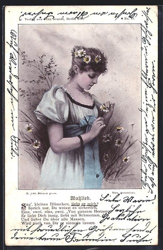 Carte postale artiste arno - postale, d'artiste
