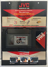 jvc compact vhs adapter display model