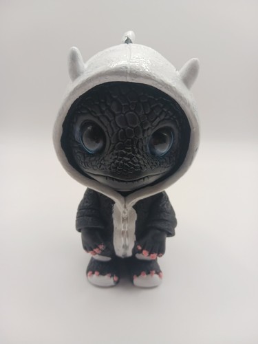 Figurine dragon kawaii noir - figurine,