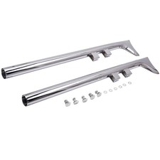 Chrome 36" Fishtail Slip-Ons