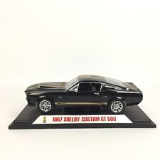 1967 Ford Mustang Shelby Custom GT 500 Black / Eleanor 1/18 Die Cast