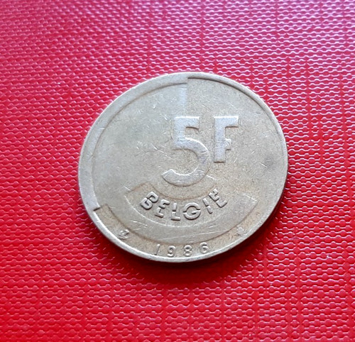 Belgique pièce 5 francs - belgique,