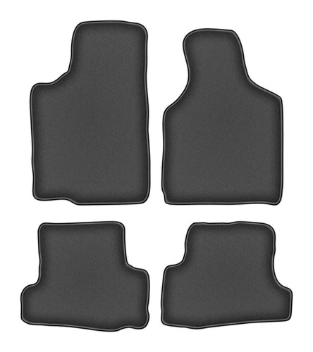 Jeu tapis velours graphite - de,