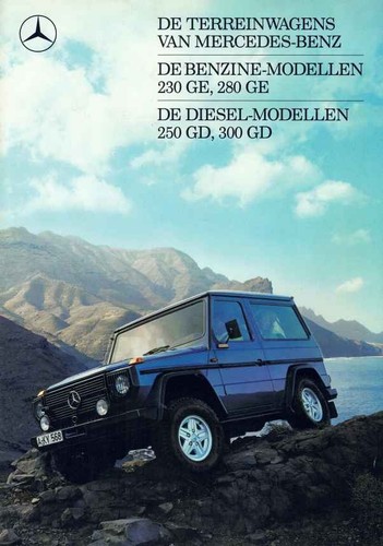 Catalogue brochure mercedes - catalogue, g