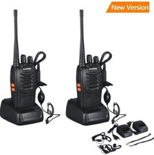 Talkie-Walkie Rechargeable (Pack de 2) UHF Baofeng BF-888S 3W 400-470 MHz 16CH