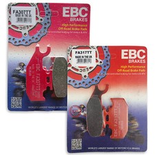 Kit 4 PLAQUETTES DE FREIN Antérieures EBC TT Cannondale Glamis 440 2002-2003